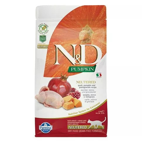 Farmina ND Pumpkin Adult Neutered Wachtel 1.5kg